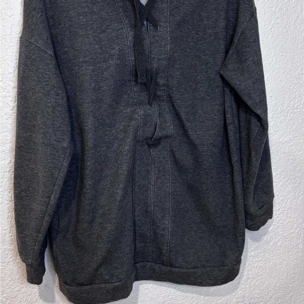 Fabletics Charcoal Crewneck Jacket